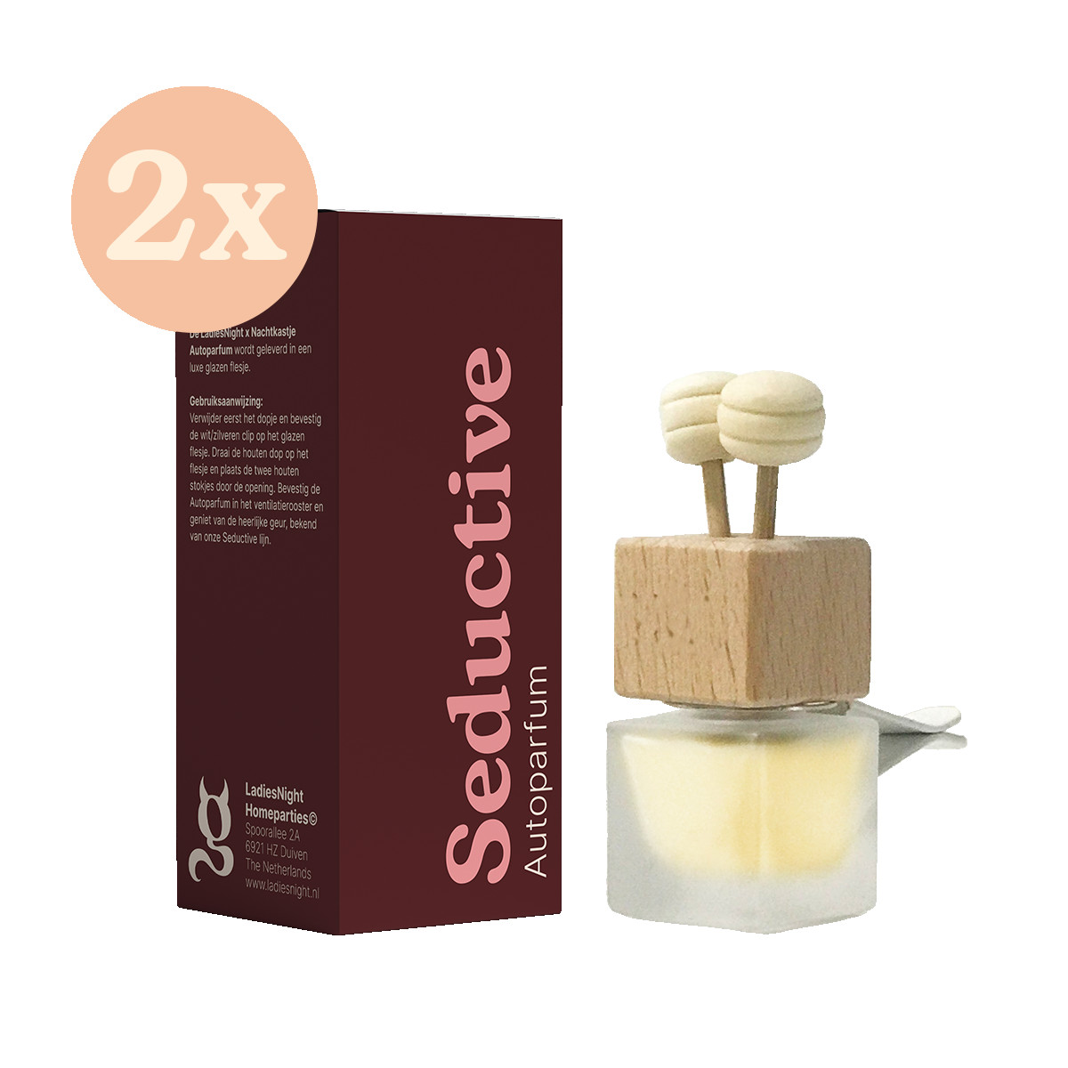 2x Seductive Autoparfum