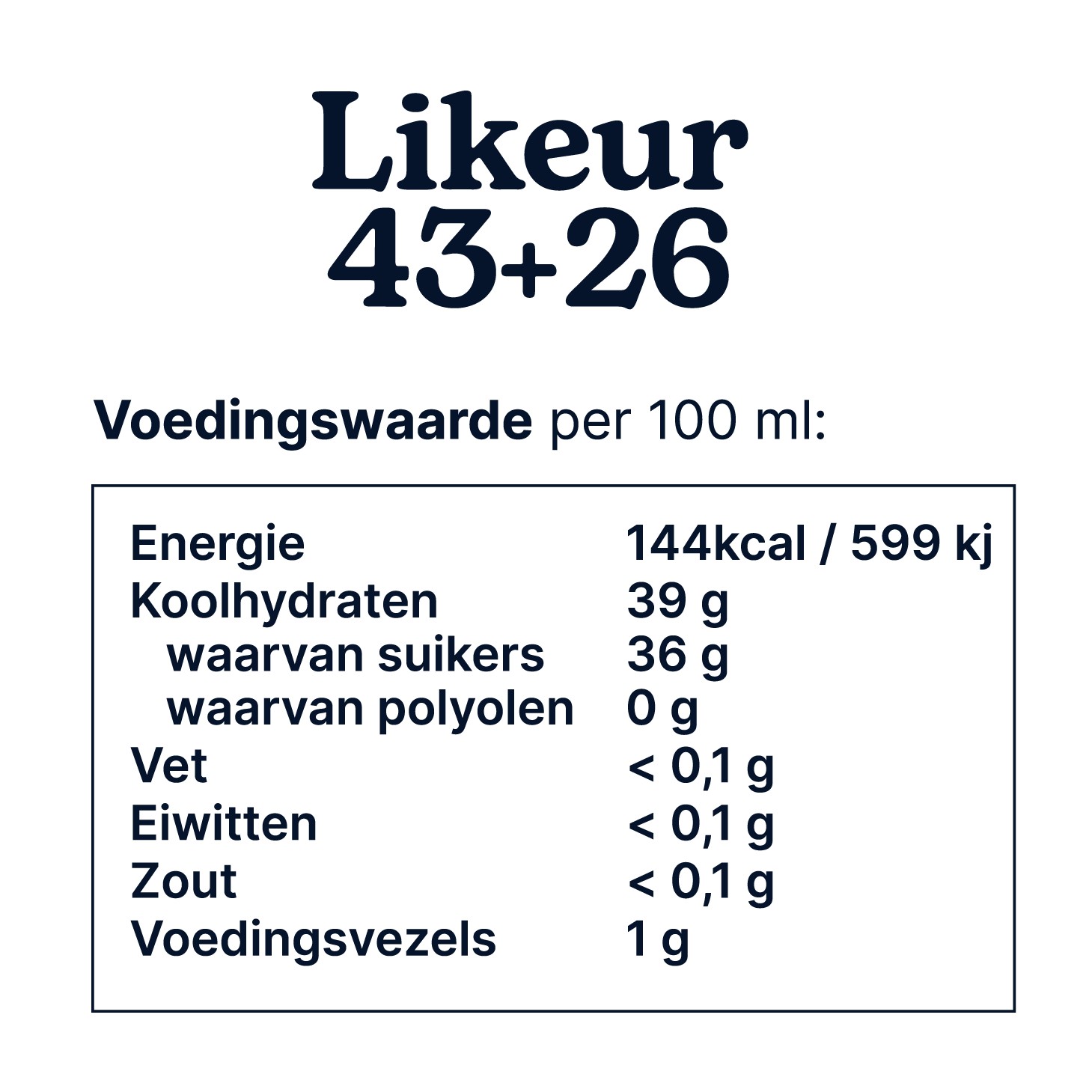 Likeur 43+26